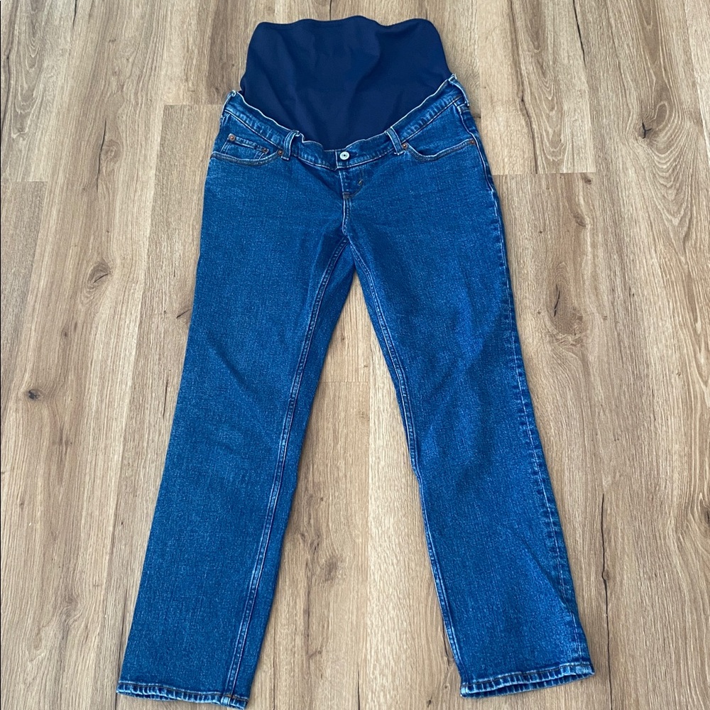 Abercrombie & Fitch Maternity Ankle Straight Jeans 4 long 4L